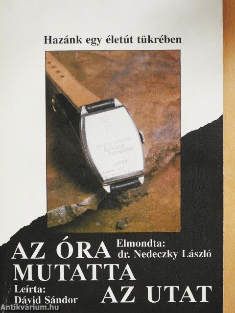 Az óra mutatta az utat (dedikált példány)