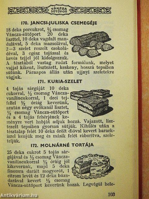 A mi süteményeskönyvünk