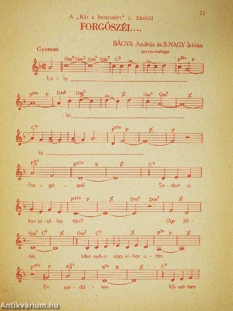 Kottás daloskönyv 45.