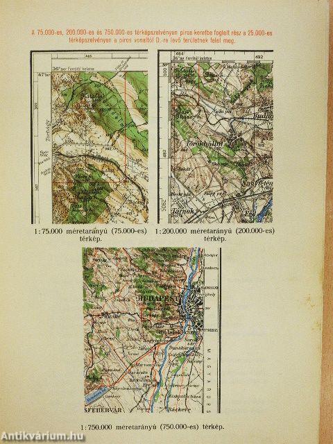 Tereptan, terepábrázolás, terepfelmérés, térképhasználat