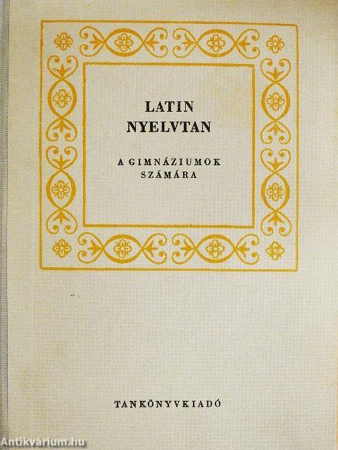 Latin nyelvtan