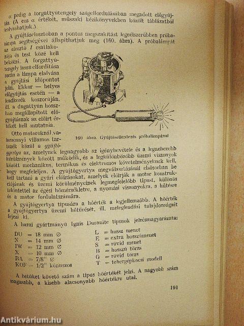 Gépkocsik karbantartása és javítása