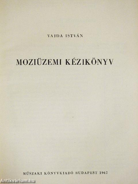 Moziüzemi kézikönyv