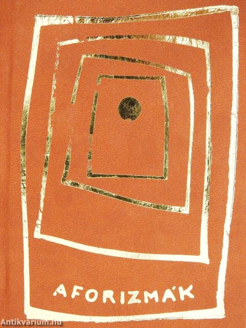 Aforizmák (aláírt, dedikált, számozott példány)