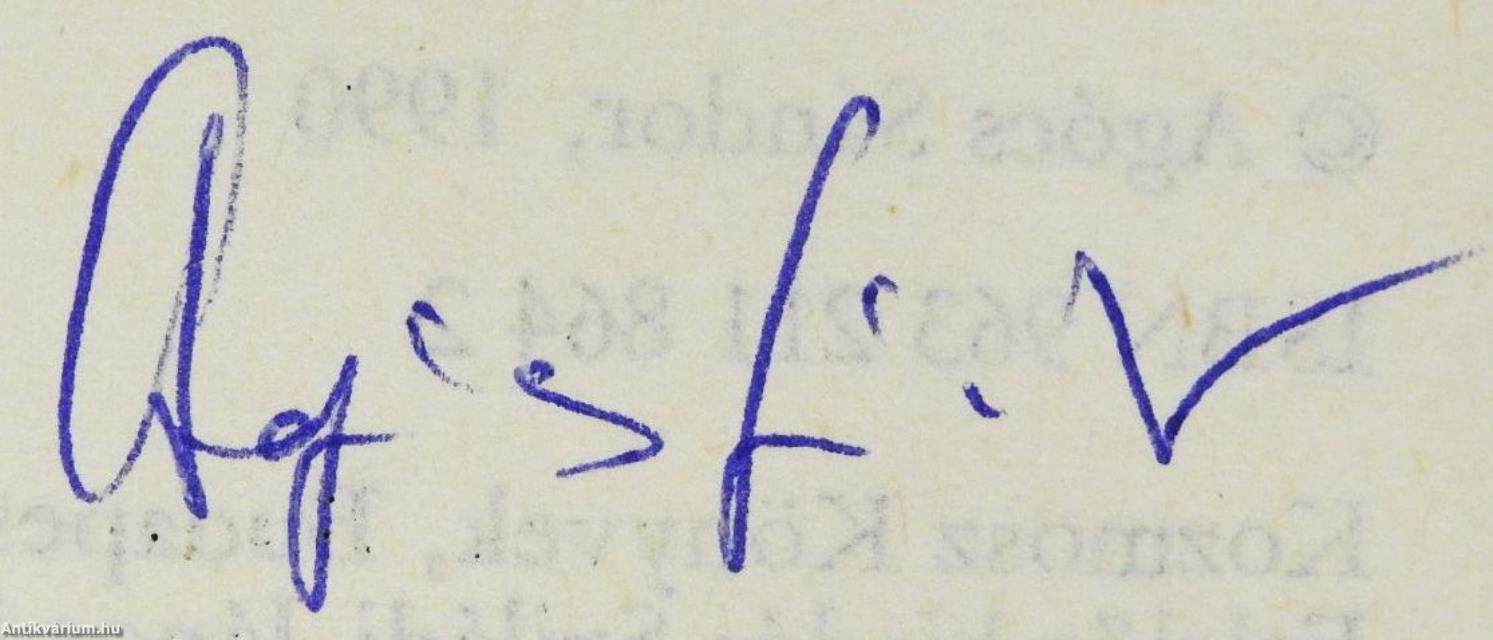 Forgató idő (dedikált példány)