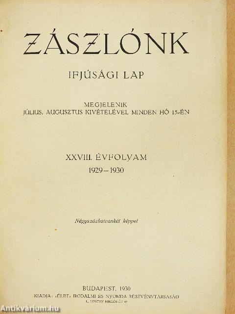 Zászlónk 1929. szeptember-1930. június
