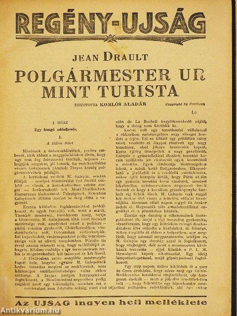 Polgármester ur mint turista/Jeremiás/A "narcisszus" négere