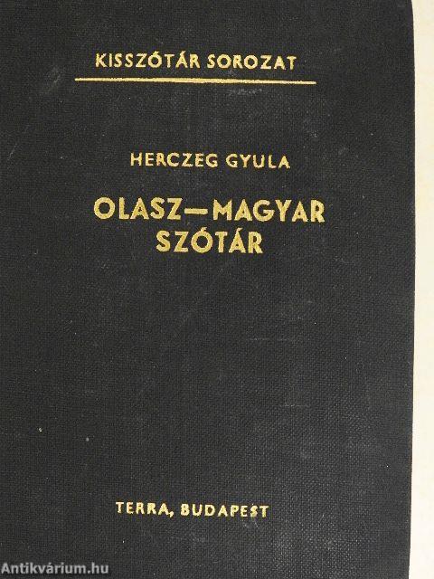 Olasz-magyar szótár