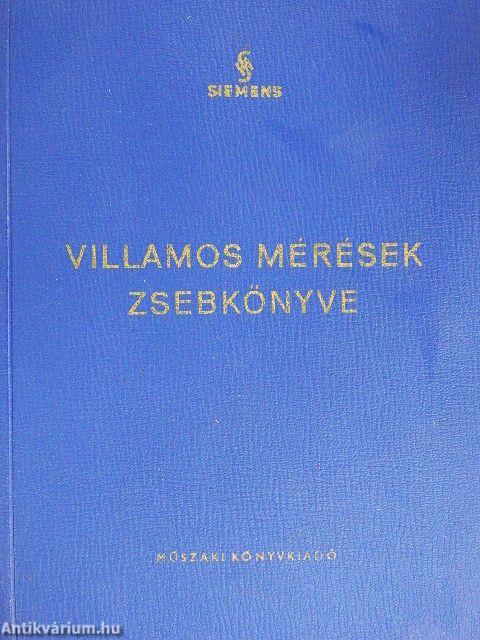Villamos mérések zsebkönyve