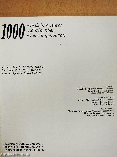 1000 szó képekben