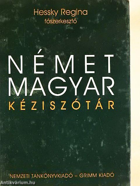 Német-magyar kéziszótár