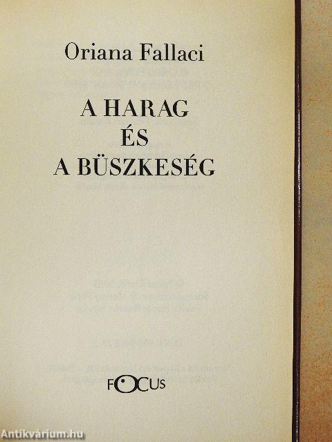 A harag és a büszkeség