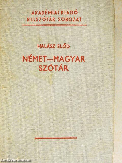 Német-magyar szótár
