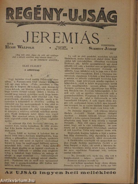 Polgármester ur mint turista/Jeremiás/A "narcisszus" négere