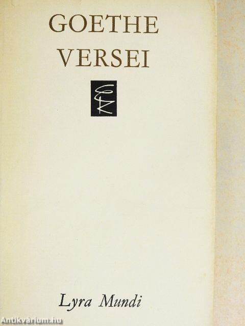 Goethe versei
