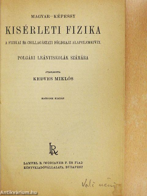 Kisérleti fizika