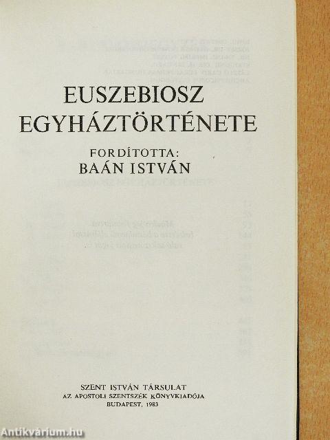 Euszebiosz egyháztörténete