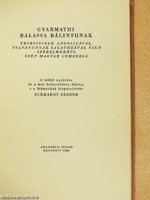 Gyarmathi Balassa Bálinthnak