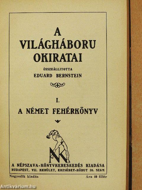 A világháboru okiratai I-V.