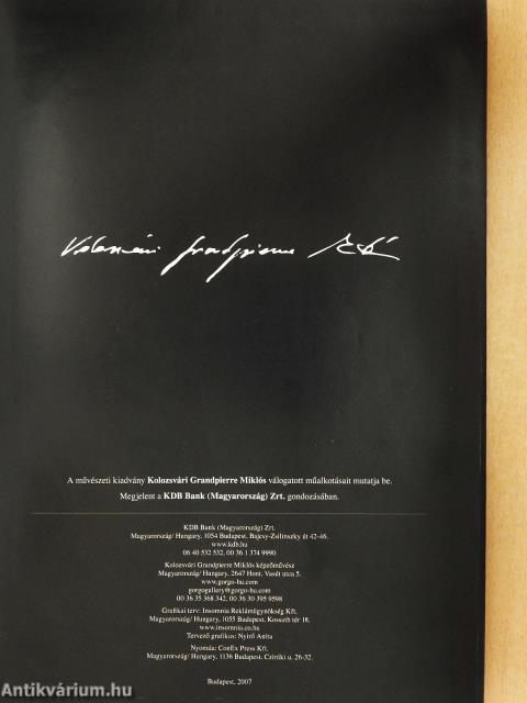 Kolozsvári Grandpierre Miklós (dedikált példány)