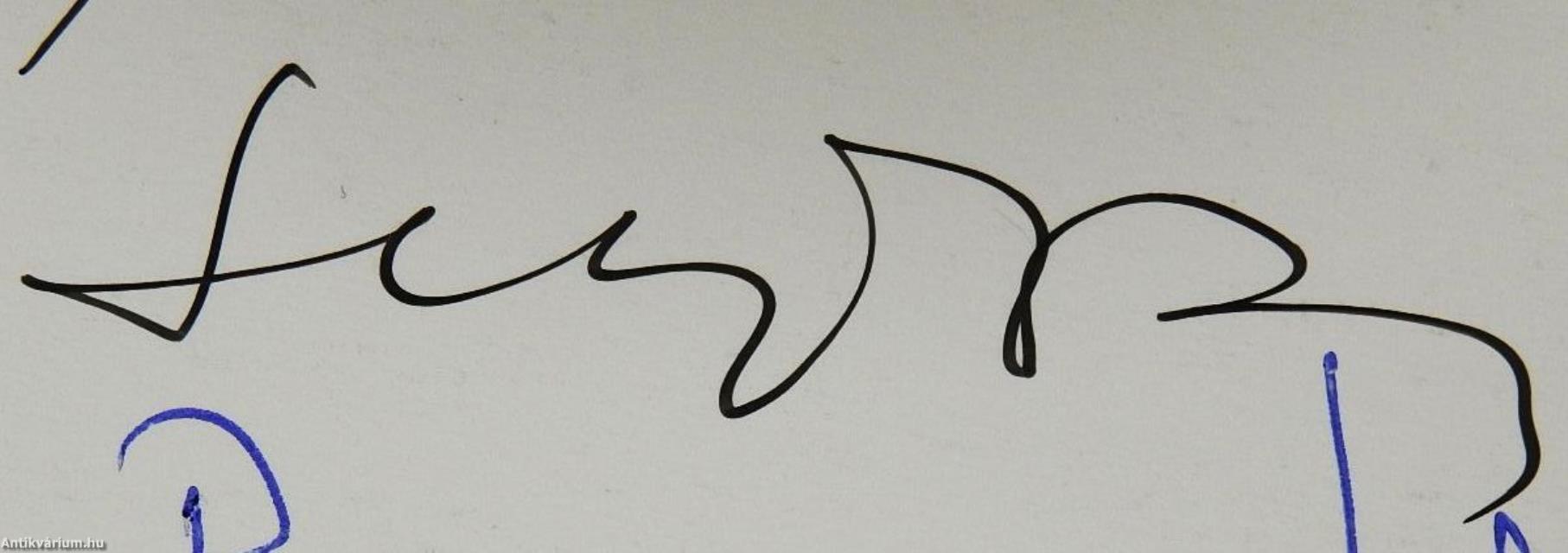 Tóth Menyhért (dedikált példány)