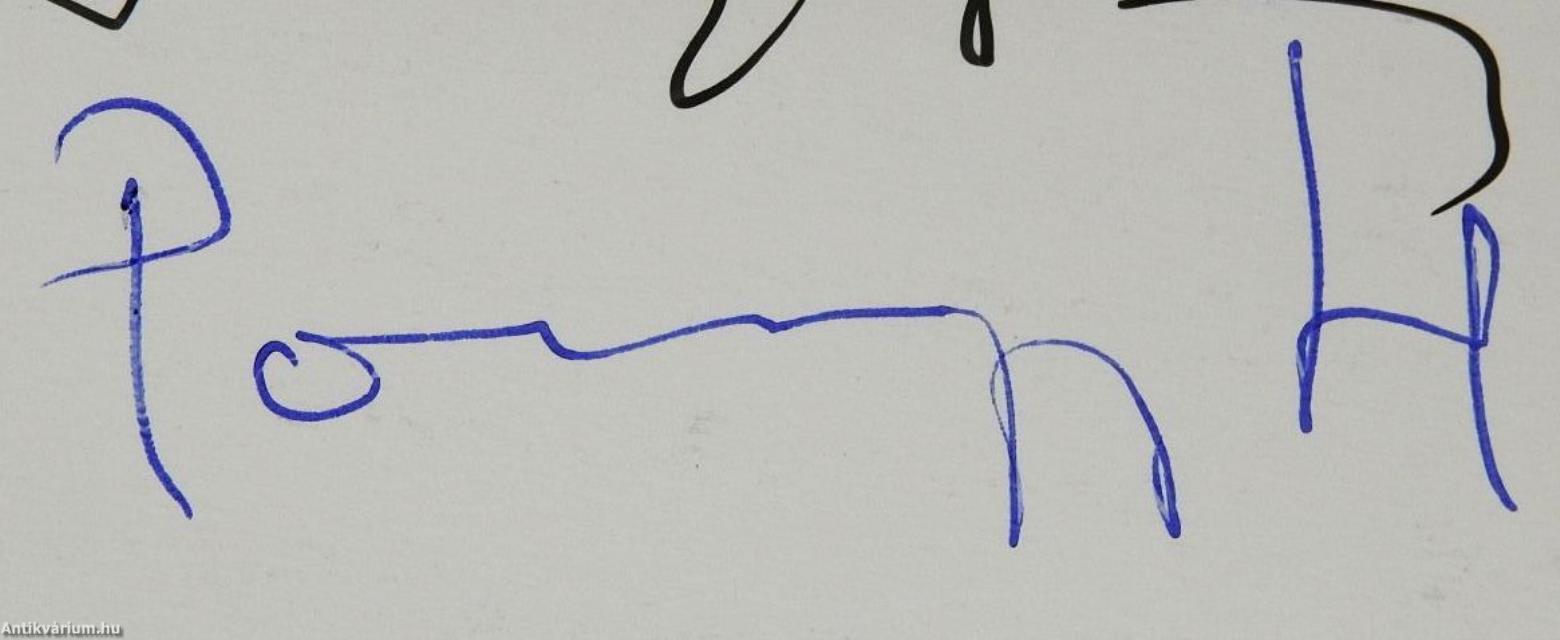 Tóth Menyhért (dedikált példány)