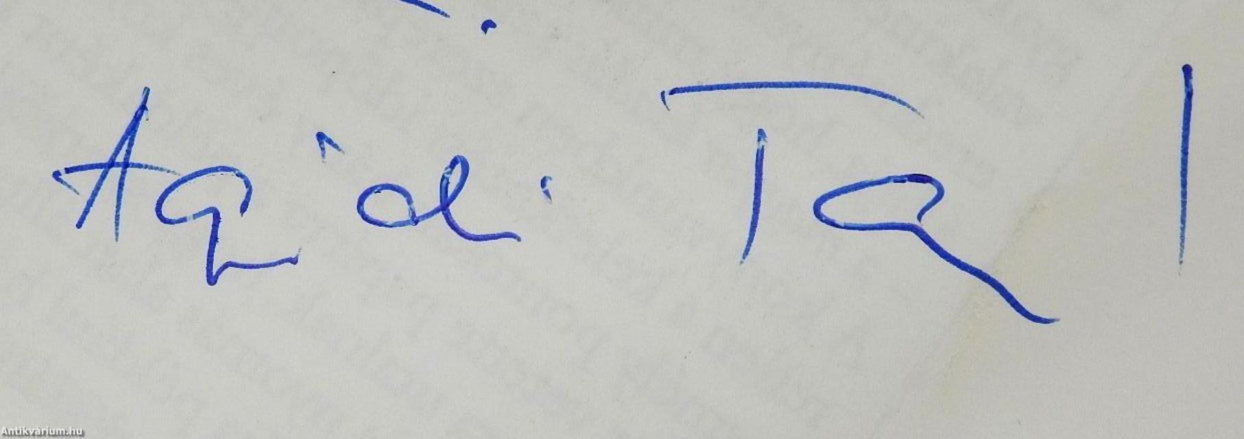 Árulkodó írások (dedikált példány)