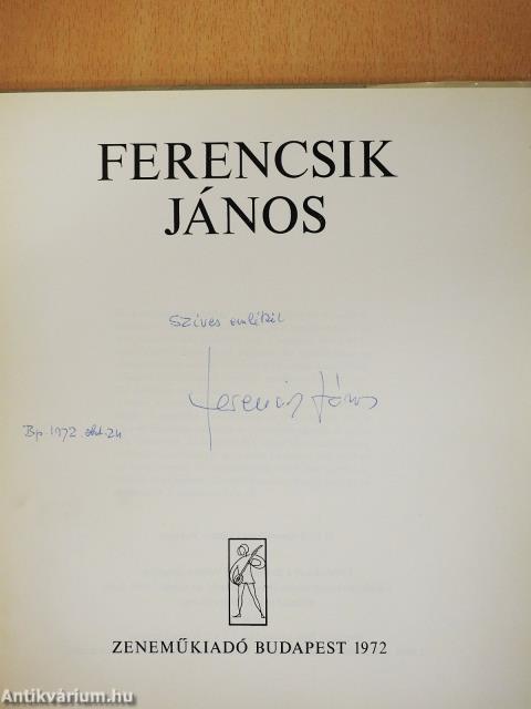 Ferencsik János (dedikált példány)