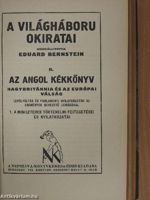 A világháboru okiratai I-V.