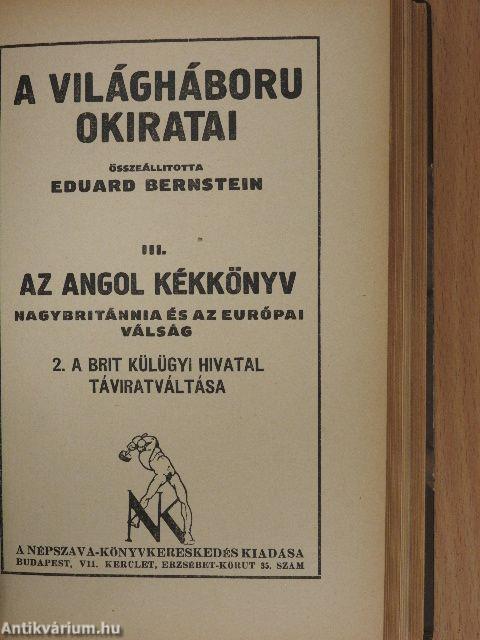 A világháboru okiratai I-V.