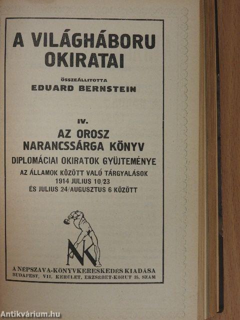 A világháboru okiratai I-V.