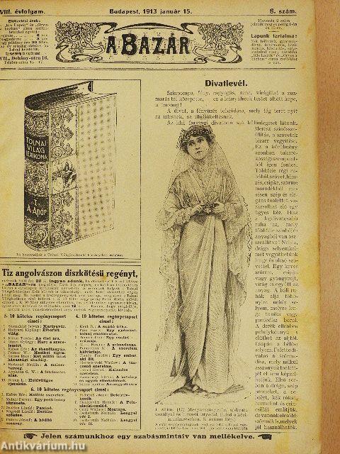 A Bazár 1913. (nem teljes évfolyam)