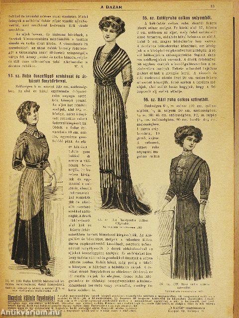 A Bazár 1910-1911. (nem teljes évfolyam)