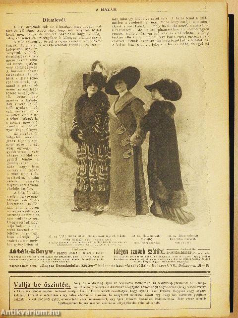A Bazár 1910-1911. (nem teljes évfolyam)