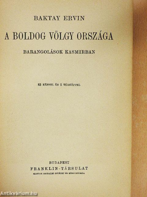 A boldog völgy országa