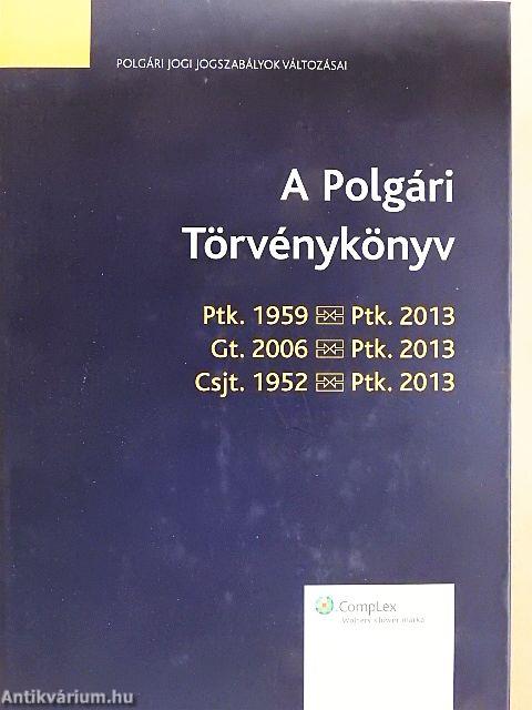 A Polgári Törvénykönyv