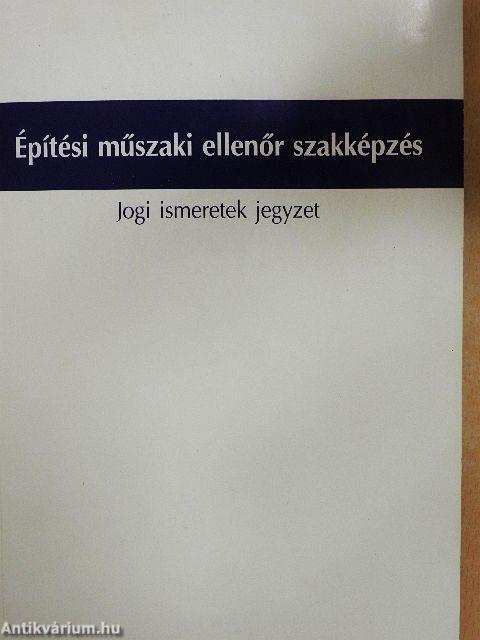 Építési műszaki ellenőr szakképzés