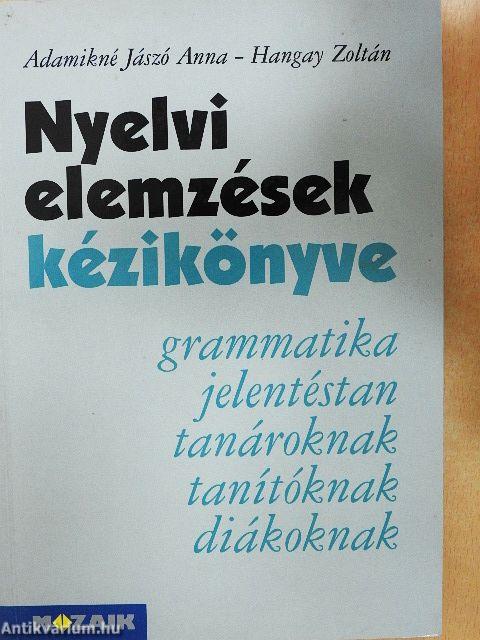 Nyelvi elemzések kézikönyve
