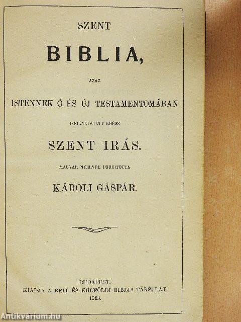 Szent Biblia