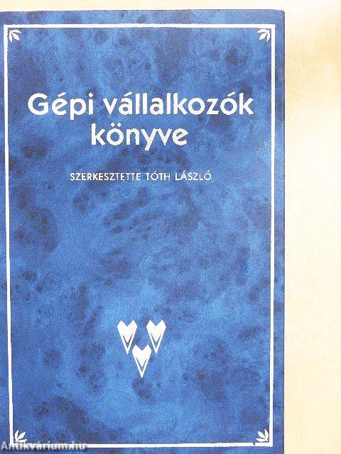 Gépi vállalkozók könyve