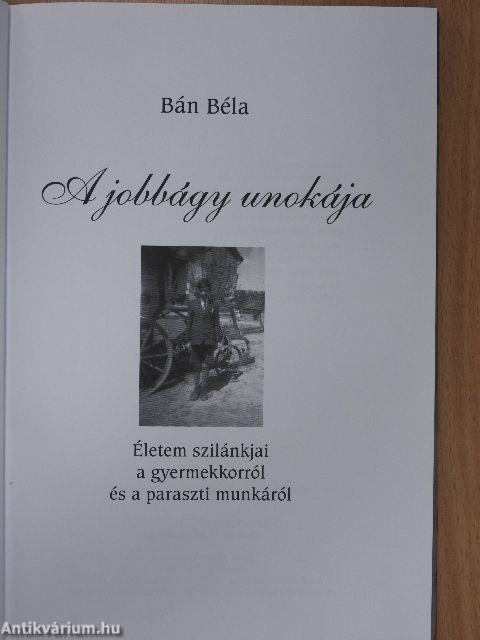 A jobbágy unokája (dedikált példány)