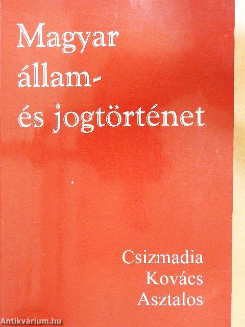 Magyar állam- és jogtörténet