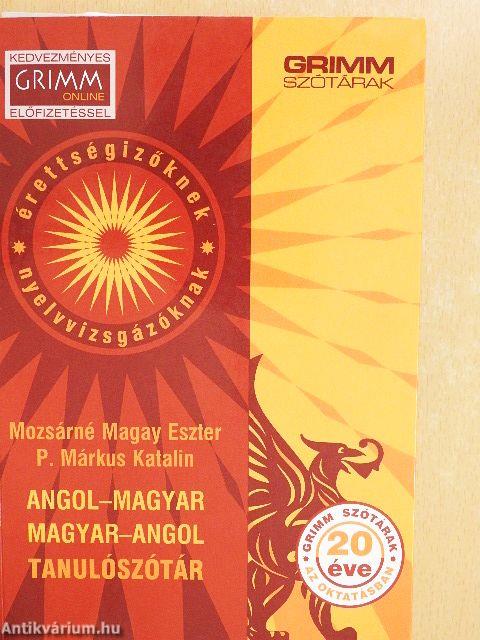 Angol-magyar/magyar-angol tanulószótár