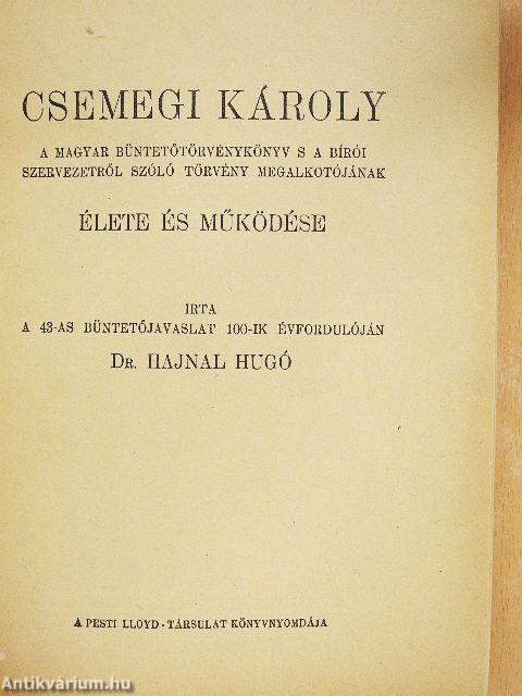 Csemegi Károly