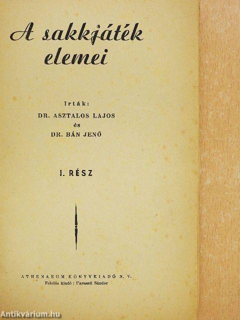 A sakkjáték elemei I.