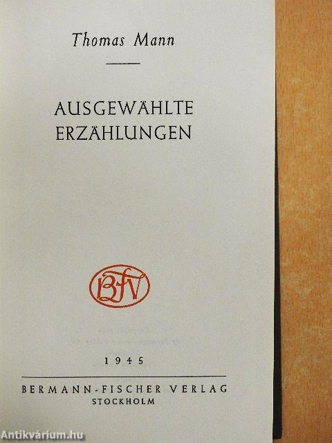 Ausgewählte Erzählungen