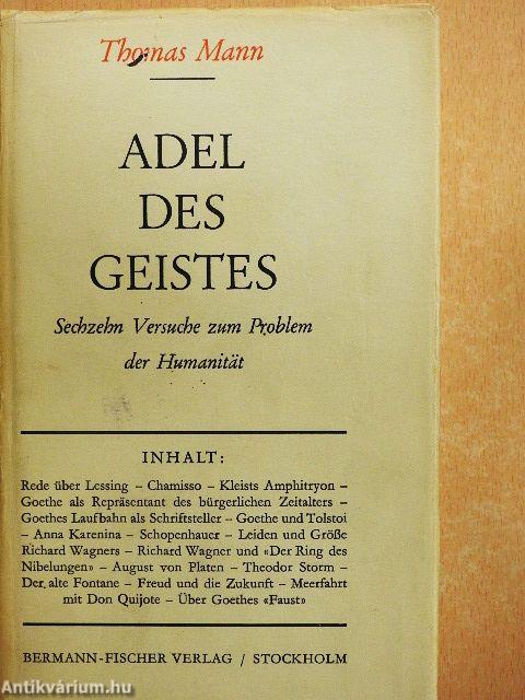 Adel des Geistes