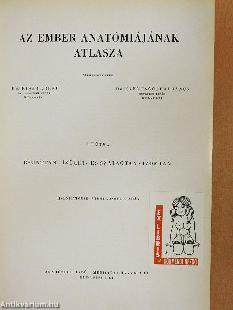 Az ember anatómiájának atlasza I-III.