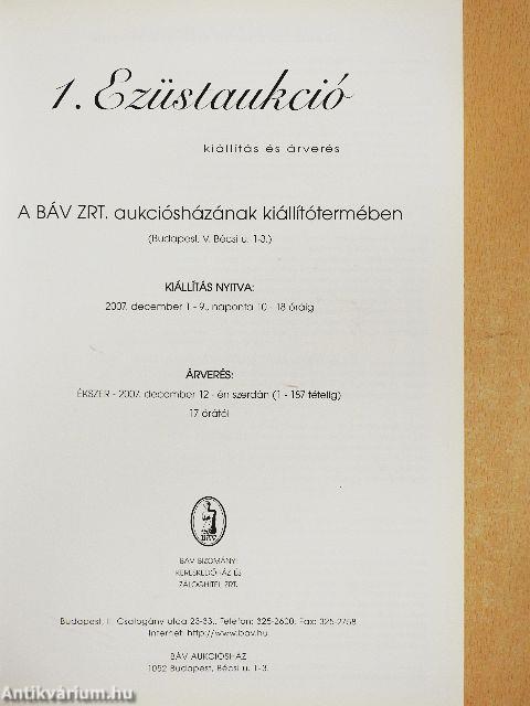 1. Ezüstaukció/82. Ékszeraukció