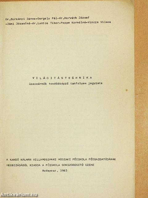 Világítástechnika